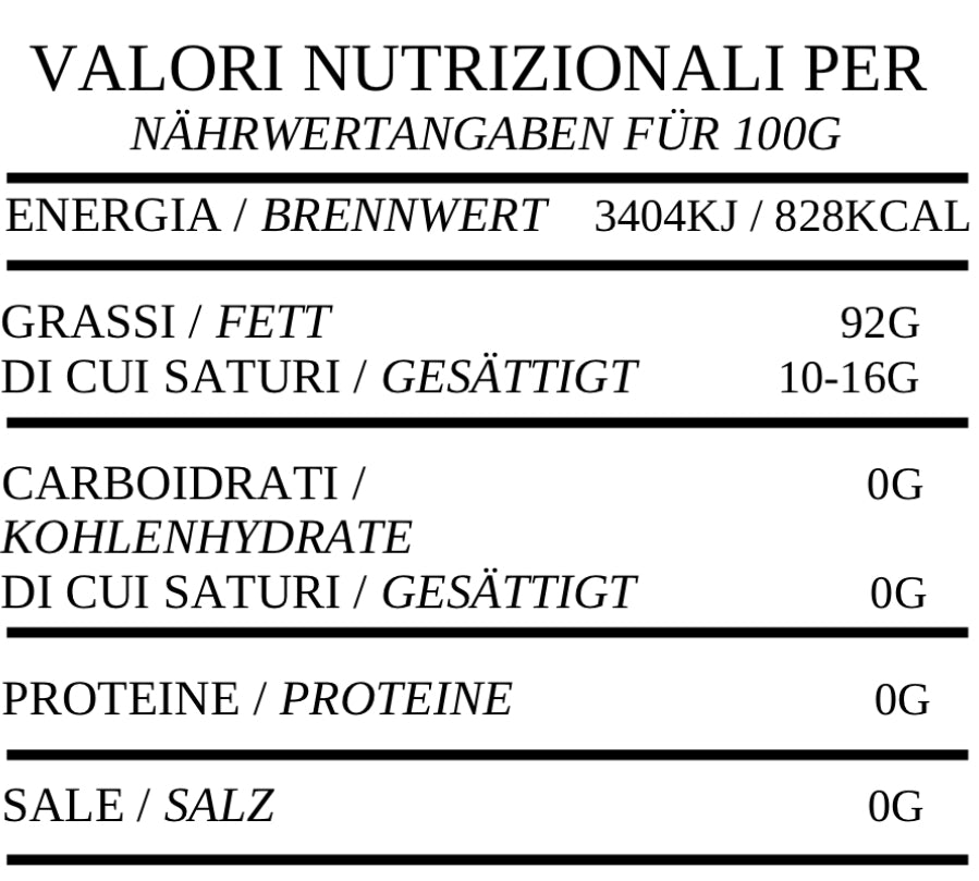 Italienisches Olivenöl Extra Vergine – Kaltgepresst aus Kalabrien (1 l)